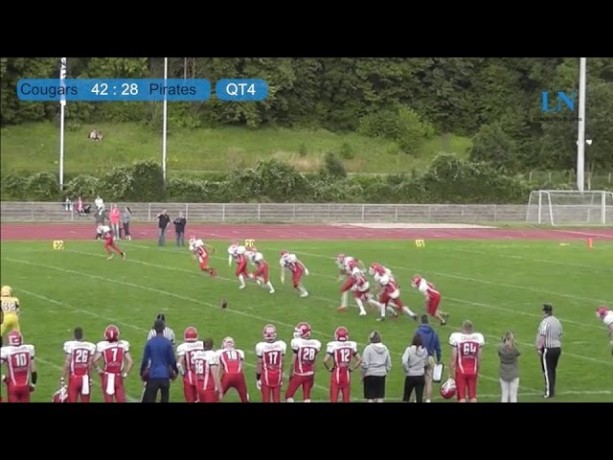 Highlights: Lübeck Cougars - Elmshorn Fighting Pirates (3. August 2015)
